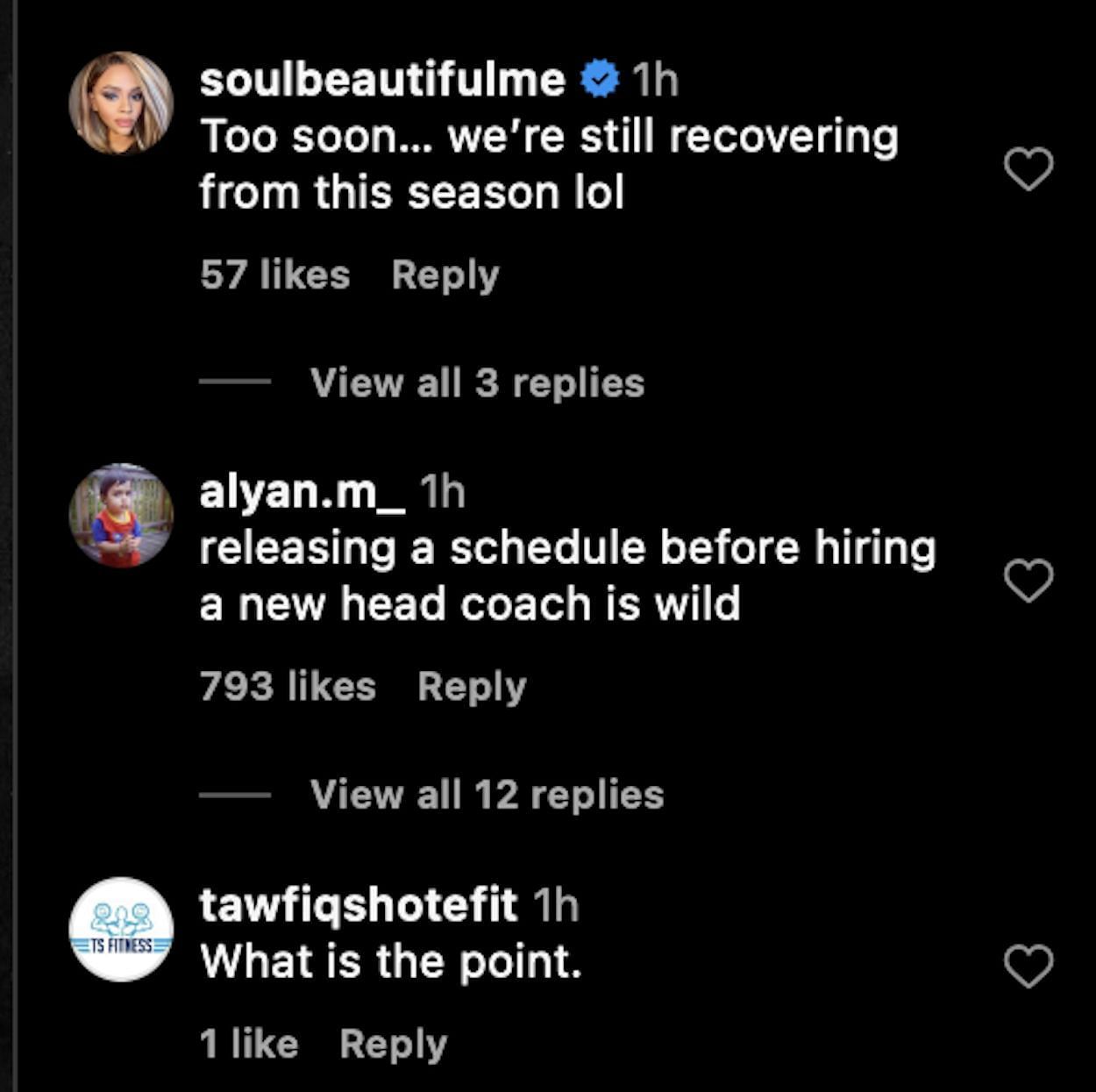 Instagram comments